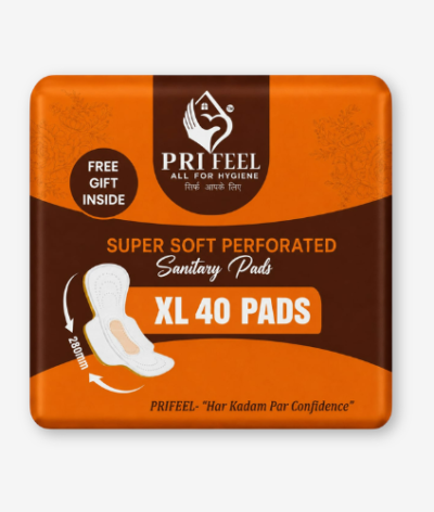 40 "XL" Cotton Soft- Rash Free Pads