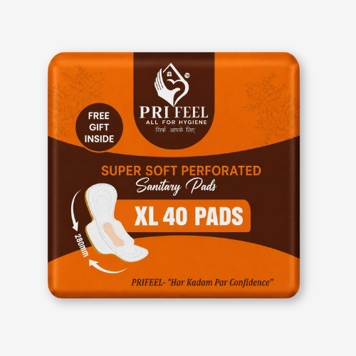 40 "XL" Cotton Soft- Rash Free Pads