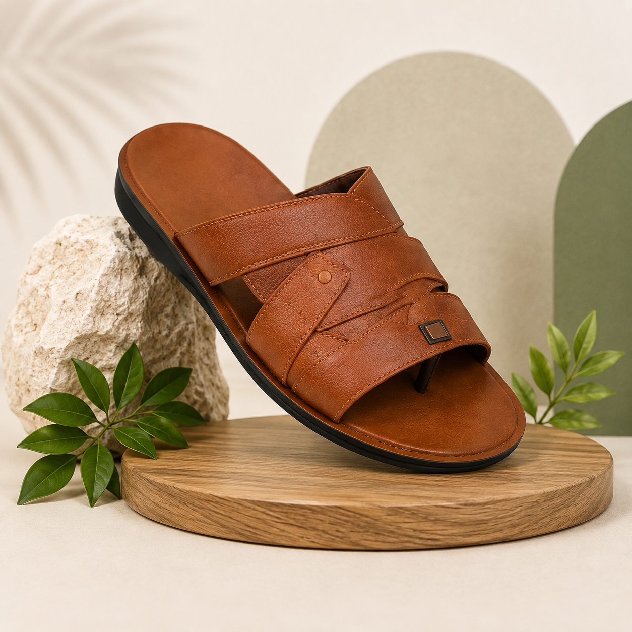 Men's Sandal - Tan